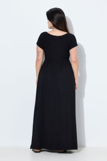 Plus size veliki brojevi Haljina maxi kratkih rukava za punije