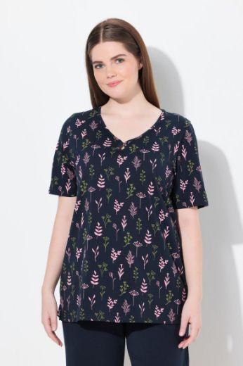 Plus size veliki brojevi Pidžama gornji dio kratkih rukava za punije