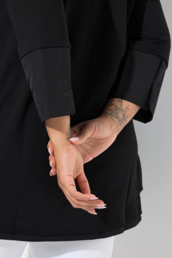 Plus size veliki brojevi Majica 3/4 rukava dužeg kroja za punije