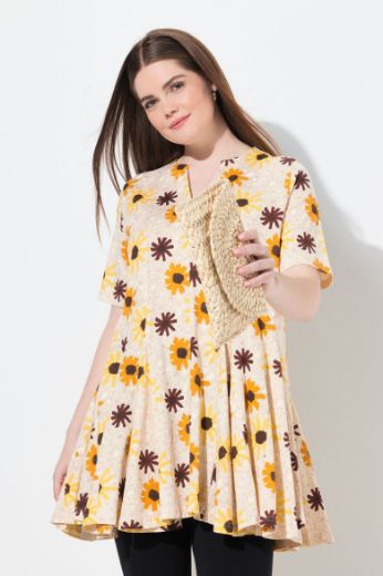 Plus size veliki brojevi Tunika kratkih rukava za punije