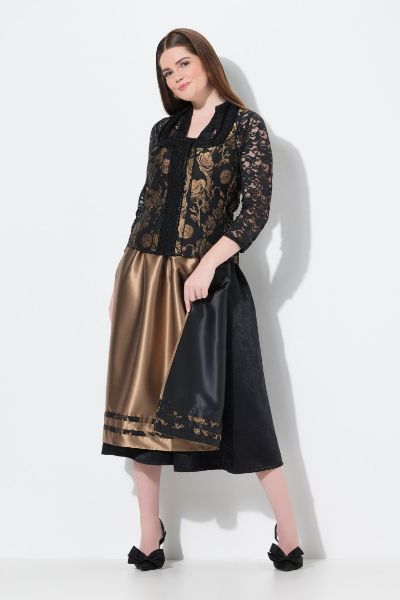 Veliki brojevi Suknja dirndl moda za punije