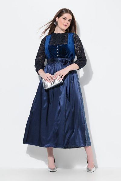 Veliki brojevi Haljina dirndl moda za punije