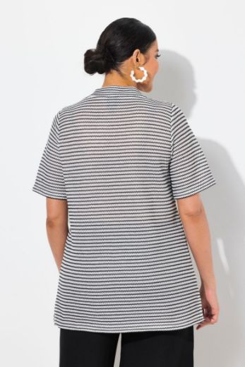Plus size veliki brojevi Majica kratkih rukava V ovratnika za punije