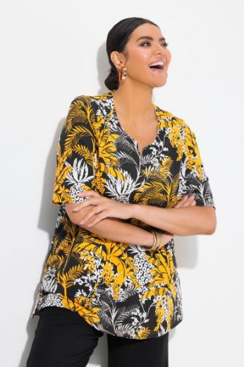 Plus size veliki brojevi Majica kratkih rukava A kroja za punije