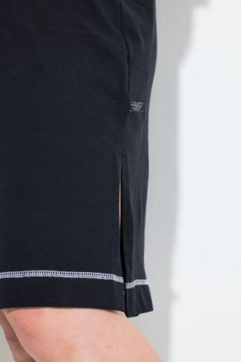 Plus size veliki brojevi Spavaćica kratkih rukava V ovratnika za punije