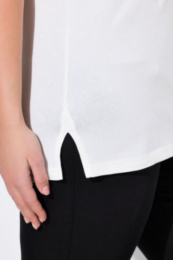 Plus size veliki brojevi Majica kratkih rukava okruglog ovratnika za punije