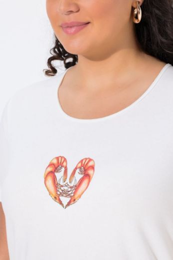 Plus size veliki brojevi Majica kratkih rukava okruglog ovratnika za punije