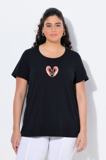 Plus size veliki brojevi Majica kratkih rukava okruglog ovratnika za punije