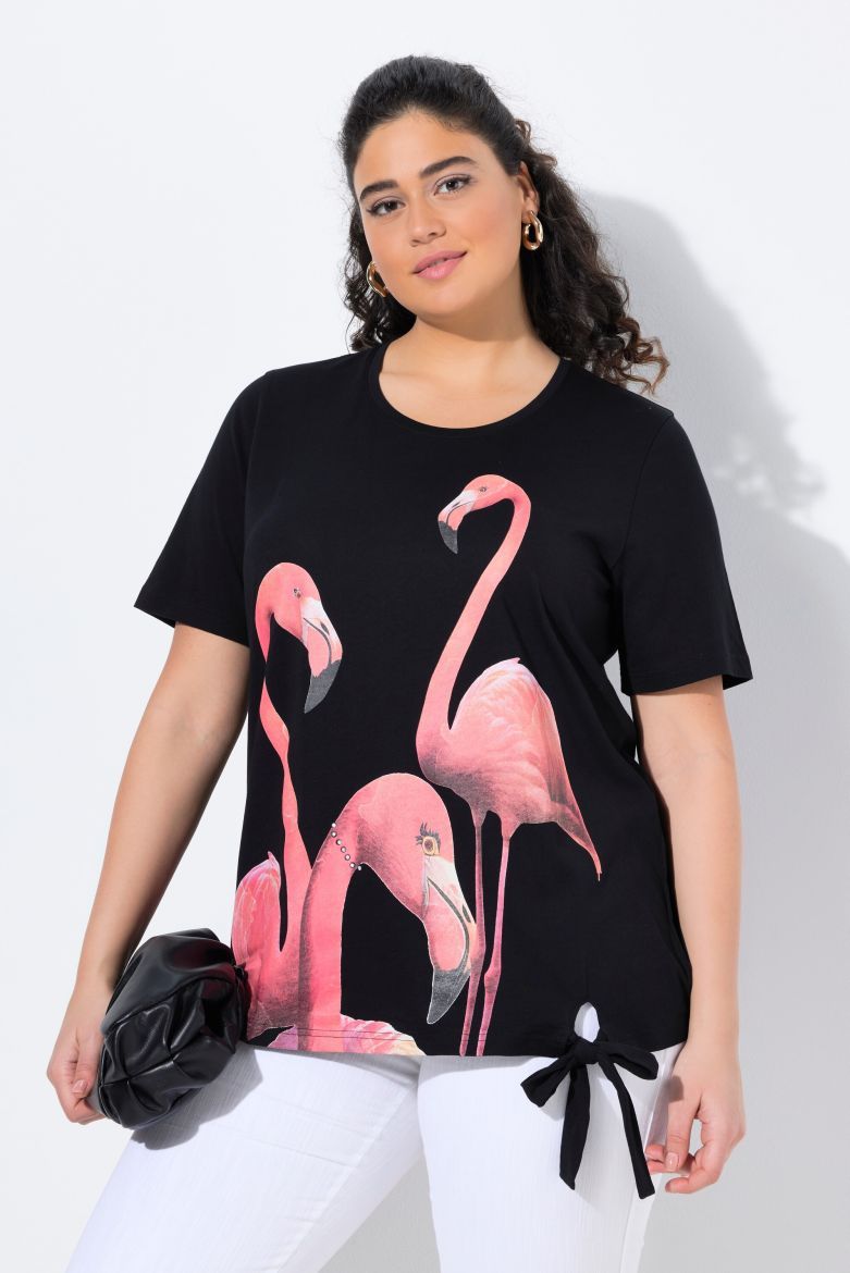Plus size veliki brojevi Majica kratkih rukava okruglog ovratnika za punije