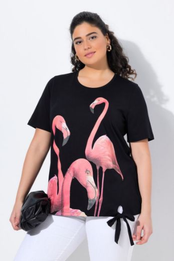 Plus size veliki brojevi Majica kratkih rukava okruglog ovratnika za punije