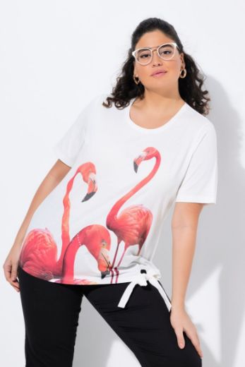 Plus size veliki brojevi Majica kratkih rukava okruglog ovratnika za punije