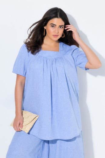 Plus size veliki brojevi Tunika kratkih rukava za punije
