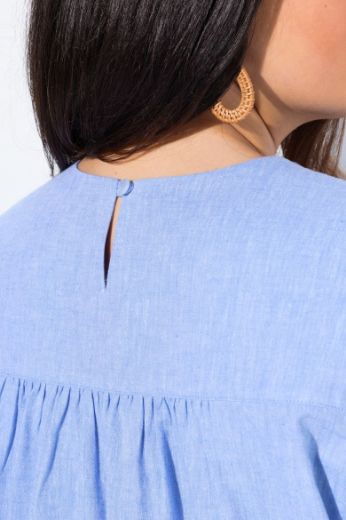 Plus size veliki brojevi Tunika kratkih rukava za punije