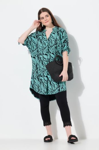 Plus size veliki brojevi Tunika kratkih rukava dužeg kroja za punije