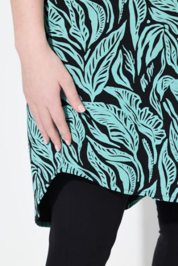 Plus size veliki brojevi Tunika kratkih rukava dužeg kroja za punije