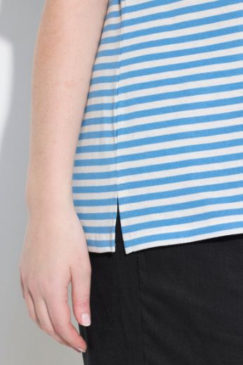 Plus size veliki brojevi Majica kratkih rukava V ovratnika za punije