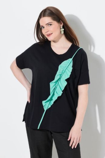 Plus size veliki brojevi Majica kratkih rukava okruglog ovratnika za punije