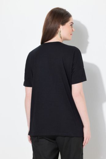 Plus size veliki brojevi Majica kratkih rukava okruglog ovratnika za punije