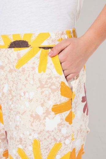Plus size veliki brojevi Hlače širokih skraćenih nogavica za punije