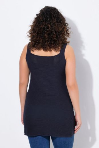 Plus size veliki brojevi Majica bez rukava pletena za punije