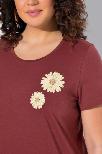 Plus size veliki brojevi Majica kratkih rukava okruglog ovratnika za punije