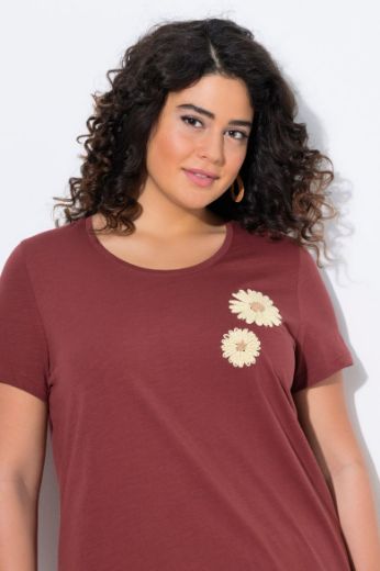 Plus size veliki brojevi Majica kratkih rukava okruglog ovratnika za punije