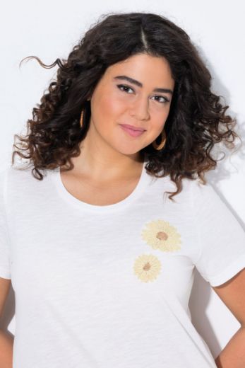 Plus size veliki brojevi Majica kratkih rukava okruglog ovratnika za punije