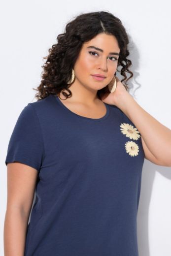Plus size veliki brojevi Majica kratkih rukava okruglog ovratnika za punije