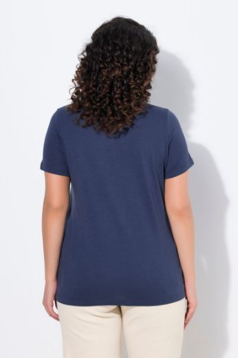 Plus size veliki brojevi Majica kratkih rukava okruglog ovratnika za punije