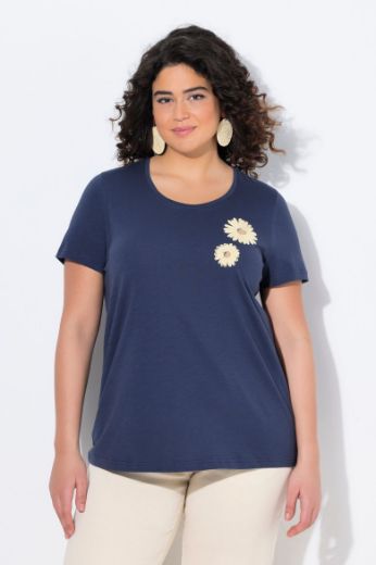 Plus size veliki brojevi Majica kratkih rukava okruglog ovratnika za punije