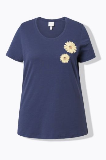 Plus size veliki brojevi Majica kratkih rukava okruglog ovratnika za punije