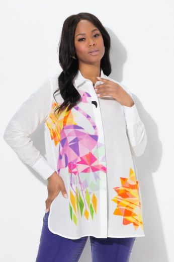 Plus size veliki brojevi Bluza dugih rukava A kroja za punije