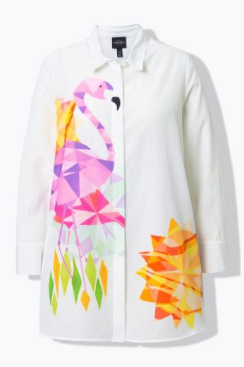 Plus size veliki brojevi Bluza dugih rukava A kroja za punije