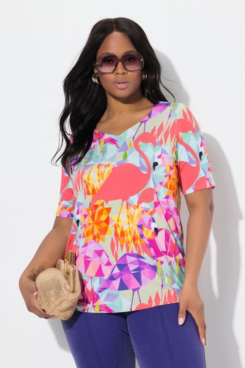 Plus size veliki brojevi Majica kratkih rukava za punije