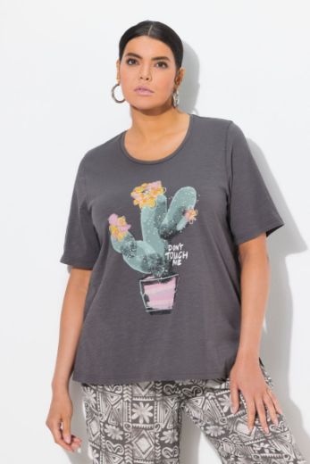 Plus size veliki brojevi Majica kratkih rukava okruglog ovratnika za punije