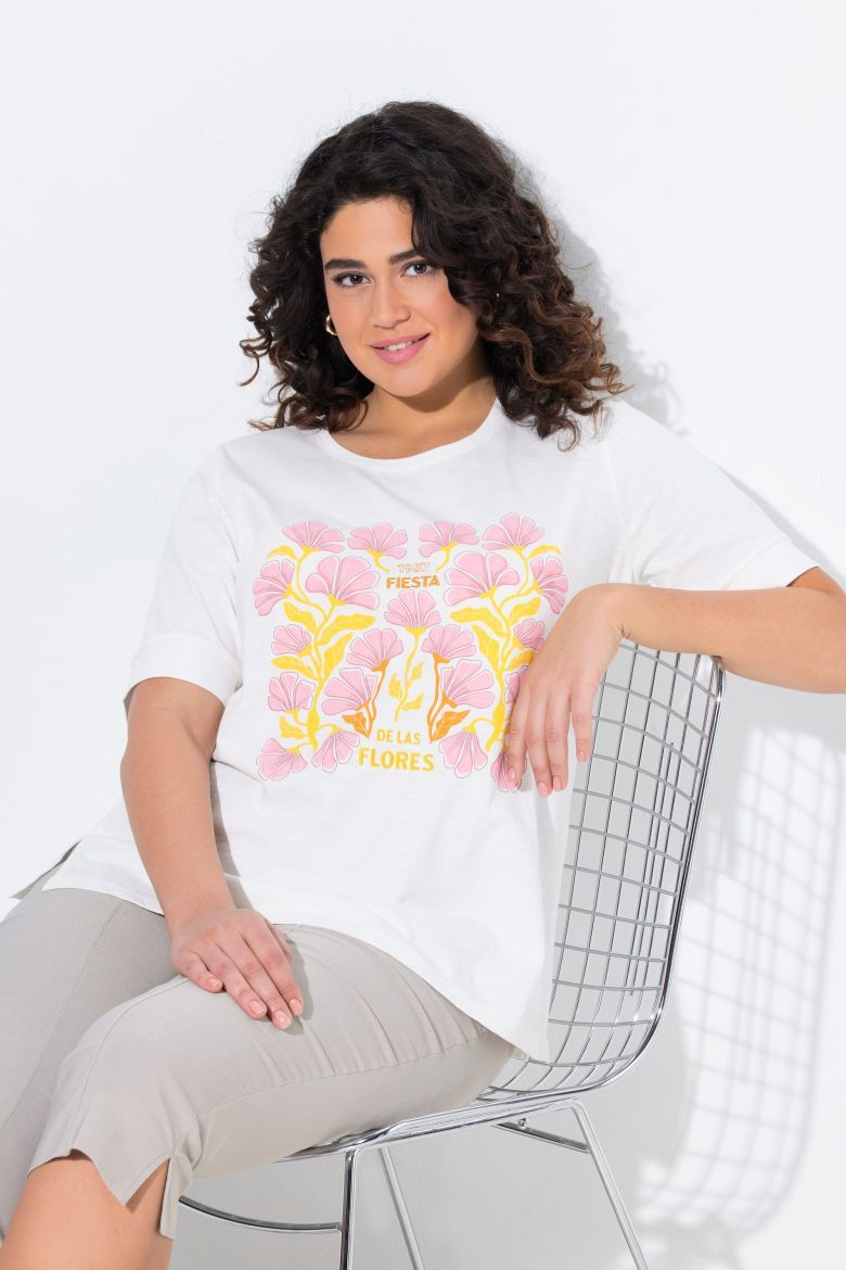 Plus size veliki brojevi Majica kratkih rukava okruglog ovratnika za punije