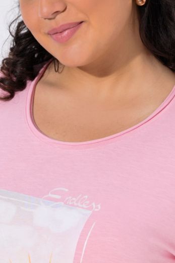 Plus size veliki brojevi Majica kratkih rukava okruglog ovratnika za punije