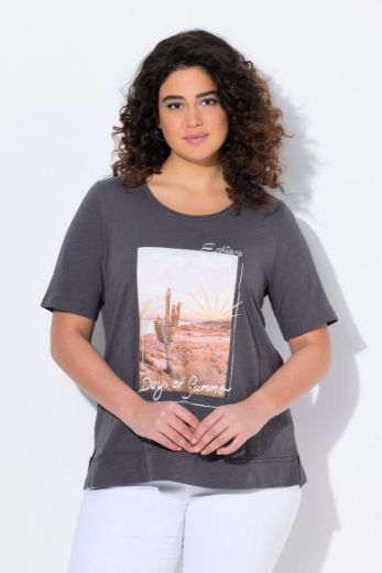 Plus size veliki brojevi Majica kratkih rukava okruglog ovratnika za punije