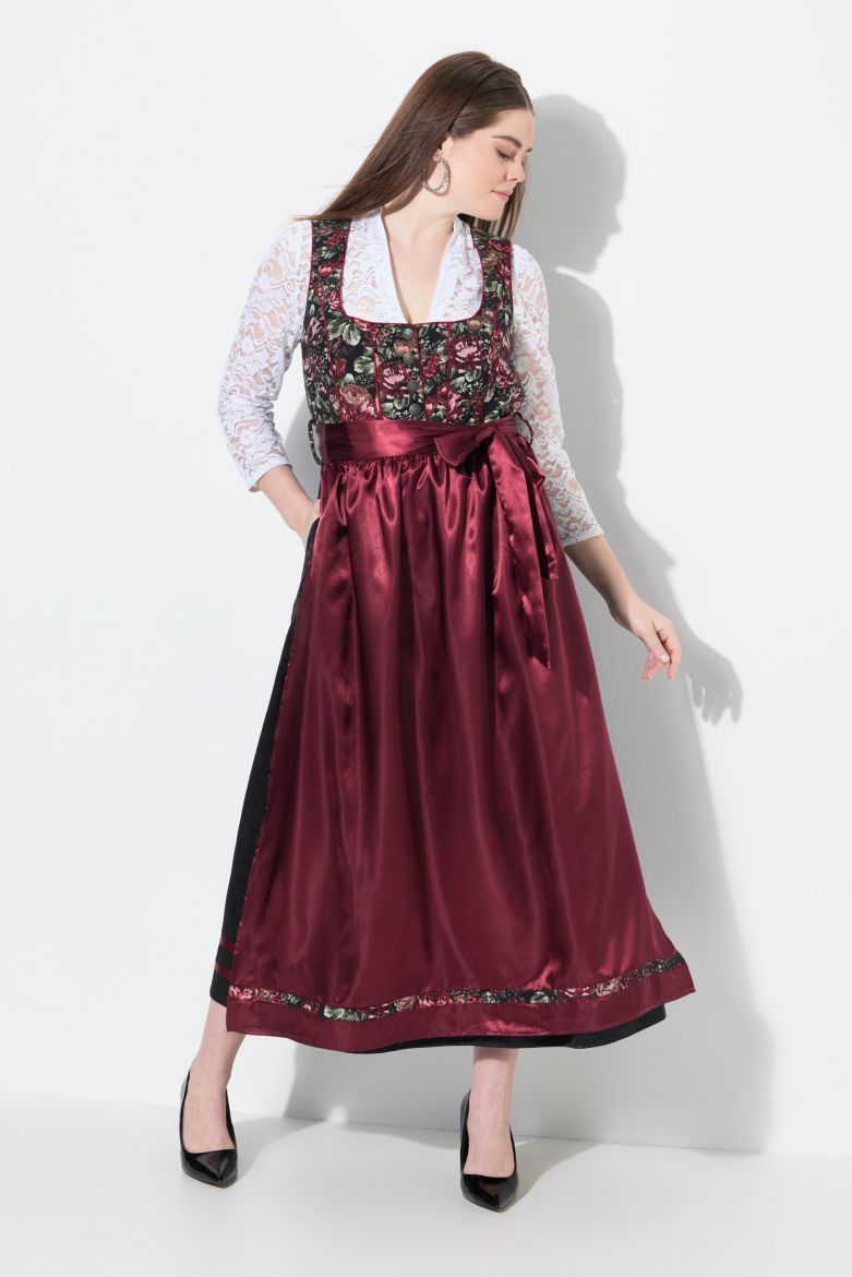 Plus size veliki brojevi Haljina dirndl za punije