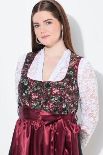 Plus size veliki brojevi Haljina dirndl za punije