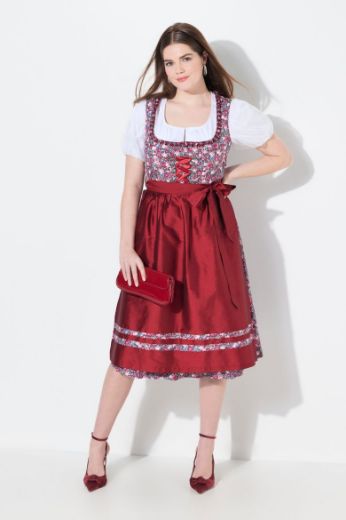 Plus size veliki brojevi Haljina dirndl za punije