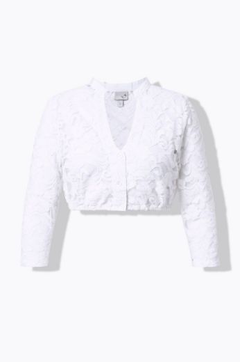 Plus size veliki brojevi Bluza dirndl čipkasta za punije