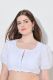 Veliki brojevi Bluza dirndl kratkih rukava moda za punije