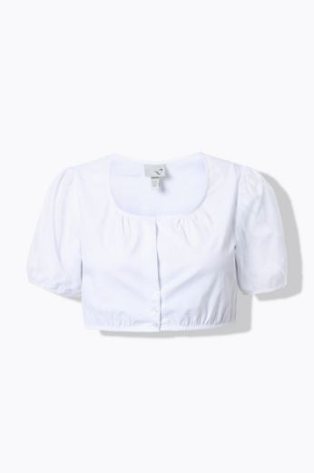 Plus size veliki brojevi Bluza dirndl kratkih rukava za punije