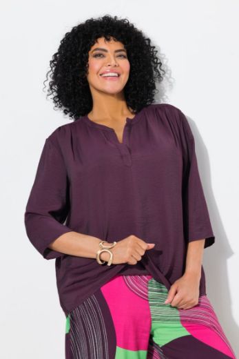Plus size veliki brojevi Bluza 3/4 rukava šireg kroja za punije