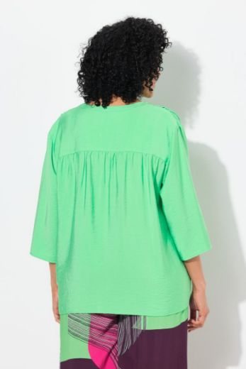 Plus size veliki brojevi Bluza 3/4 rukava šireg kroja za punije