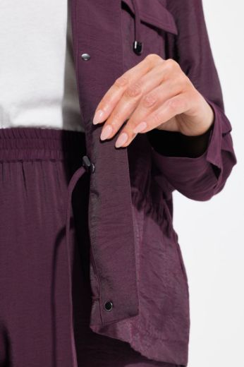 Plus size veliki brojevi Jakna lagana na kopčanje za punije