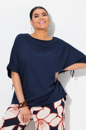 Plus size veliki brojevi Bluza polu rukava šireg kroja za punije