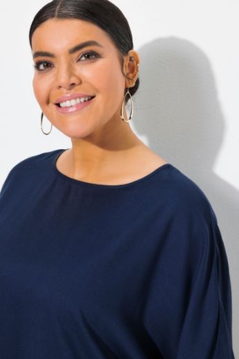 Plus size veliki brojevi Bluza polu rukava šireg kroja za punije