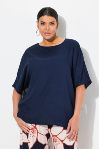 Plus size veliki brojevi Bluza polu rukava šireg kroja za punije